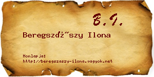 Beregszászy Ilona névjegykártya